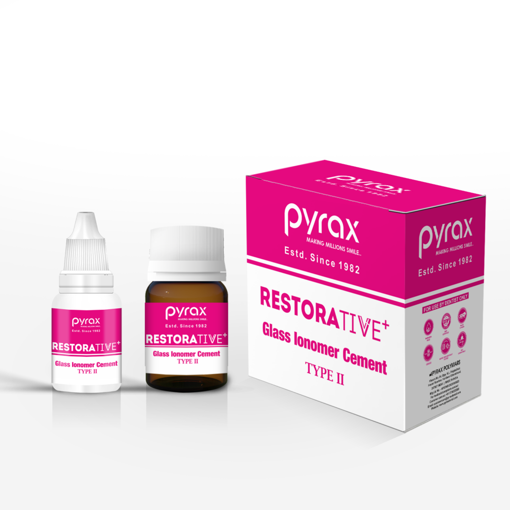Pyrax Glass Ionomer Cement Type 2 Restorative + – Docsdent India