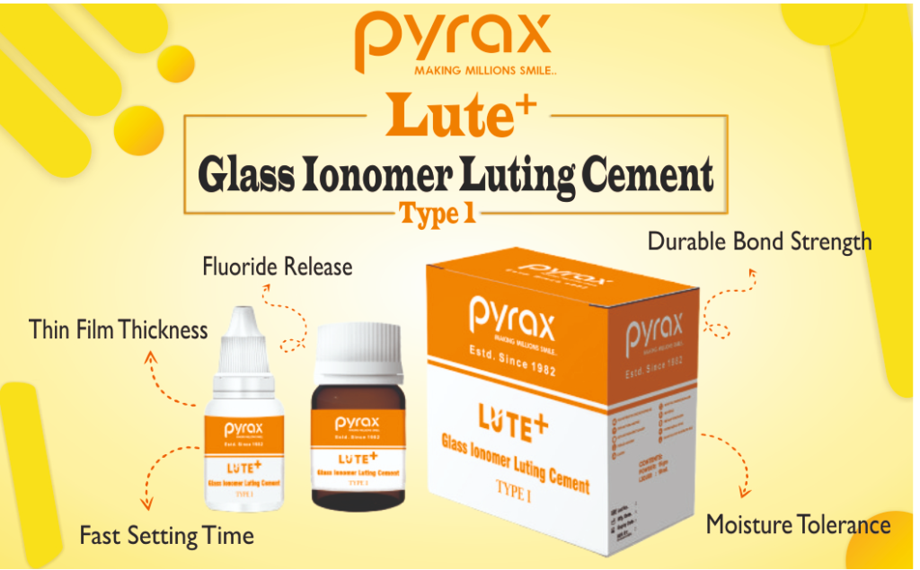 Pyrax Glass Ionomer Cement Luting (Type I) – Docsdent India
