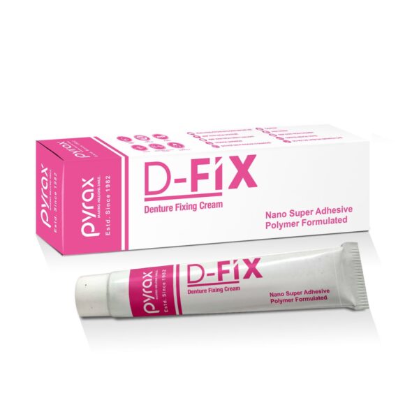 Pyrax D–Fix Cream (Denture Adhesive Cream) – 15 gm