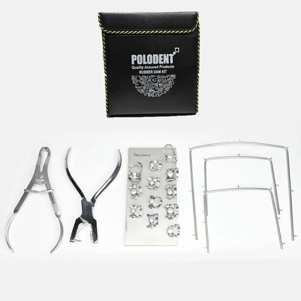 Polodent Rubber Dam Kit- With 11 Clamps & Clamp Holders