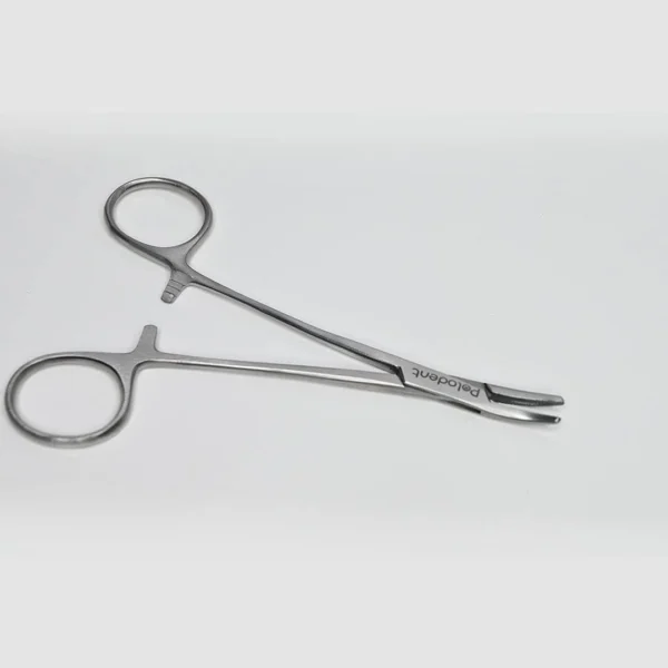 Polodent Needle Holder Surgical Instrument Stainless Steel Curved (5 inch)