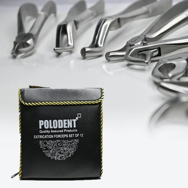 Polodent Extraction Forceps Kit, Set of 12 Pcs
