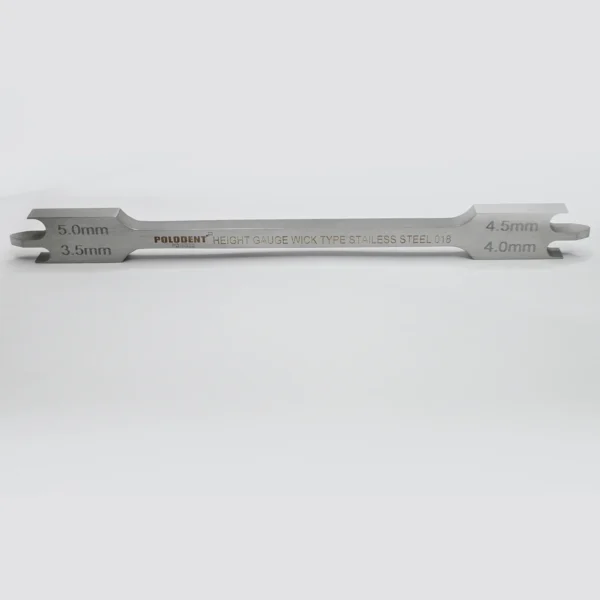 POLODENT HEIGHT GAUGE WICK TYPE STAINLESS STEEL .O18