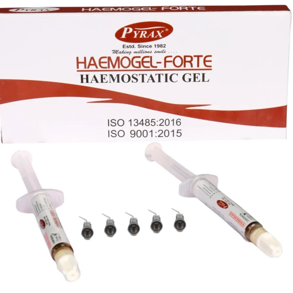 Pyrax Heamogel Forte (Haemostatic Gel used after tooth Extraction to stop bleeding)